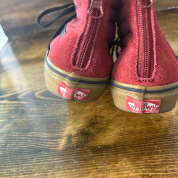 Vans Burgundy‎ Sneakers Size 3 - Picture 5 of 9
